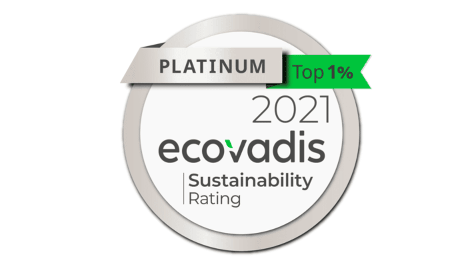 ecovadis 2021 platinum vantiva